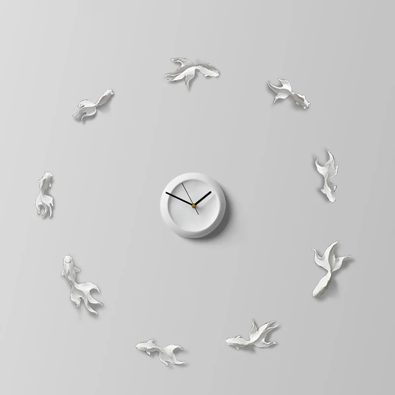 

2018 Creative goldfish/Magpie handcraft Clock modern design wall clock good gift high quality home decoration product