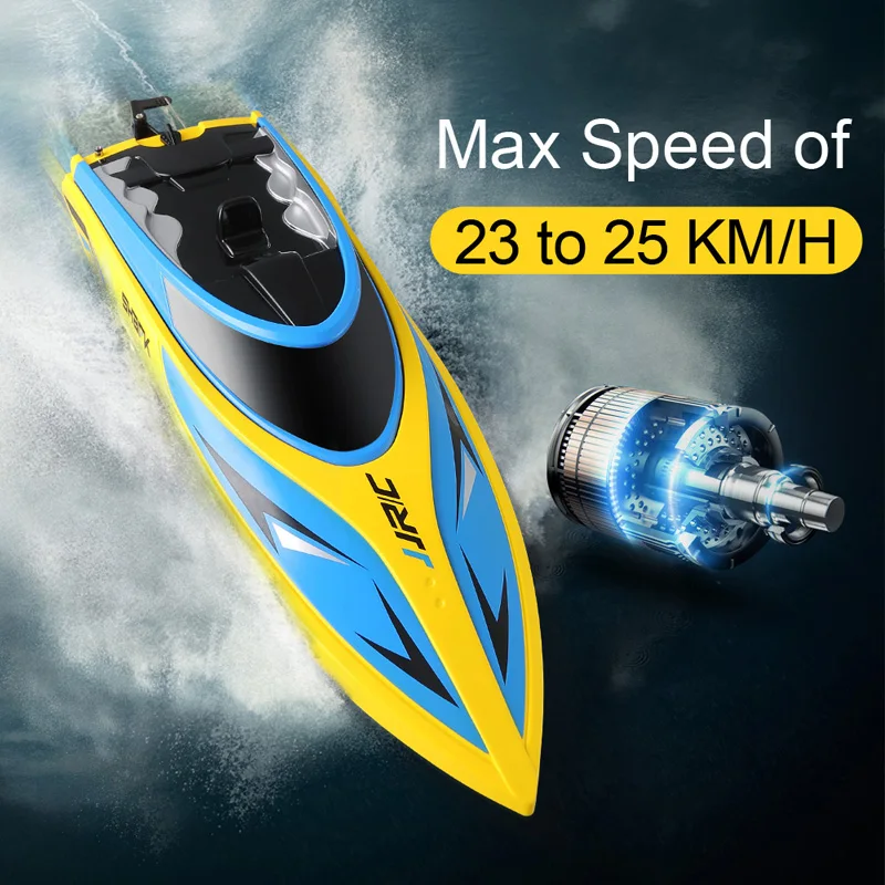 

JJRC S1 S2 S3 High Speed RC boat Self-Righting Speedboat Portable Remote Control Ship 25Km/h toys for Children Water Cooling HOT