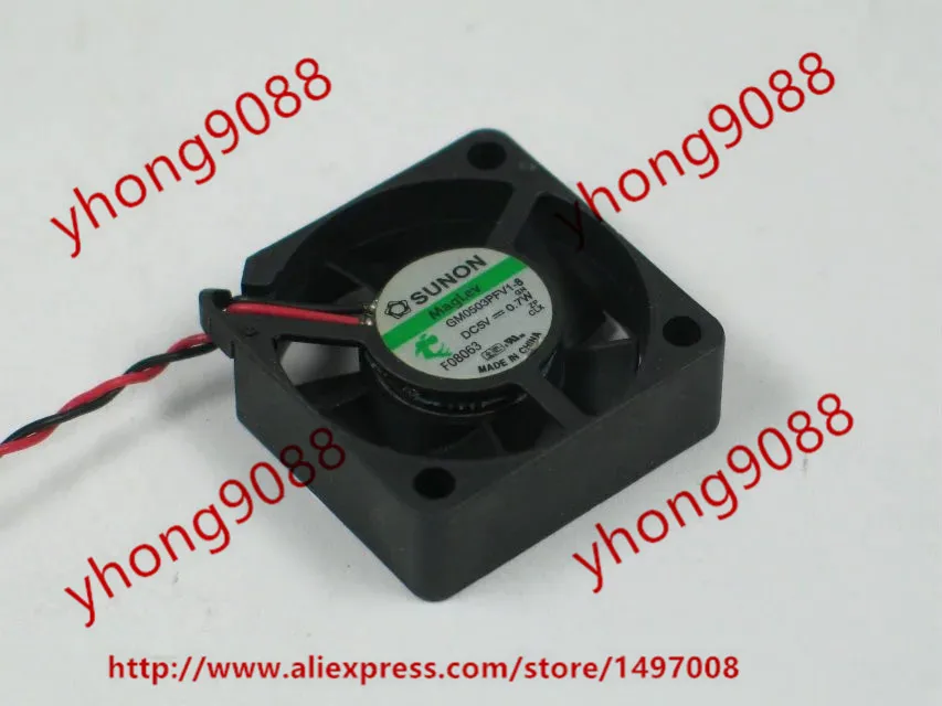 SUNON GM0503PFV1 8 DC 5V 0 7 W 30x30x10mm вентилятор охлаждения сервера|square fan|server fandc 5v fan |