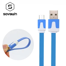 1M Micro USB Cable Charge Noodle Flat Charging Microusb For Samsung S3 S4 S5 For HTC For All Android Phones