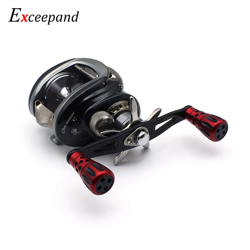 Exceepand Aluminum Knobs Power Fishing Reel Handle for Abu Garcia Daiwa Low Profile Baitcasting Reel Grips Exceepand Aluminum Knobs Power Fishing Reel Handle for Abu Garcia Daiwa Low Profile Baitcasting Reel Grips