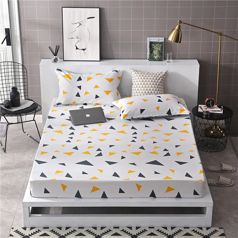 زهرة نمط 1 pc شرشف الكبار الاطفال الطفل غطاء مرتبة مع المطاط شريط مرن أغطية سرير واحد التوأم كامل مزدوجة حجم