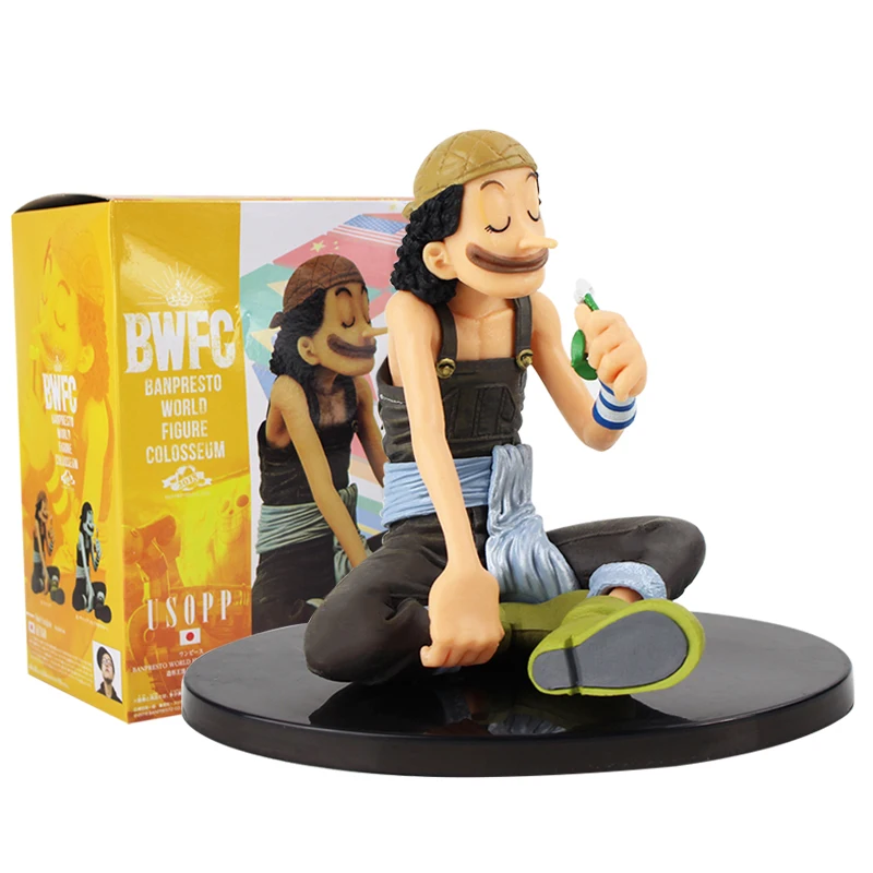 

12cm One Piece Usopp Action Figure BWFC God of Usopp Sniper King Anime Model Toys Gifts for Kids