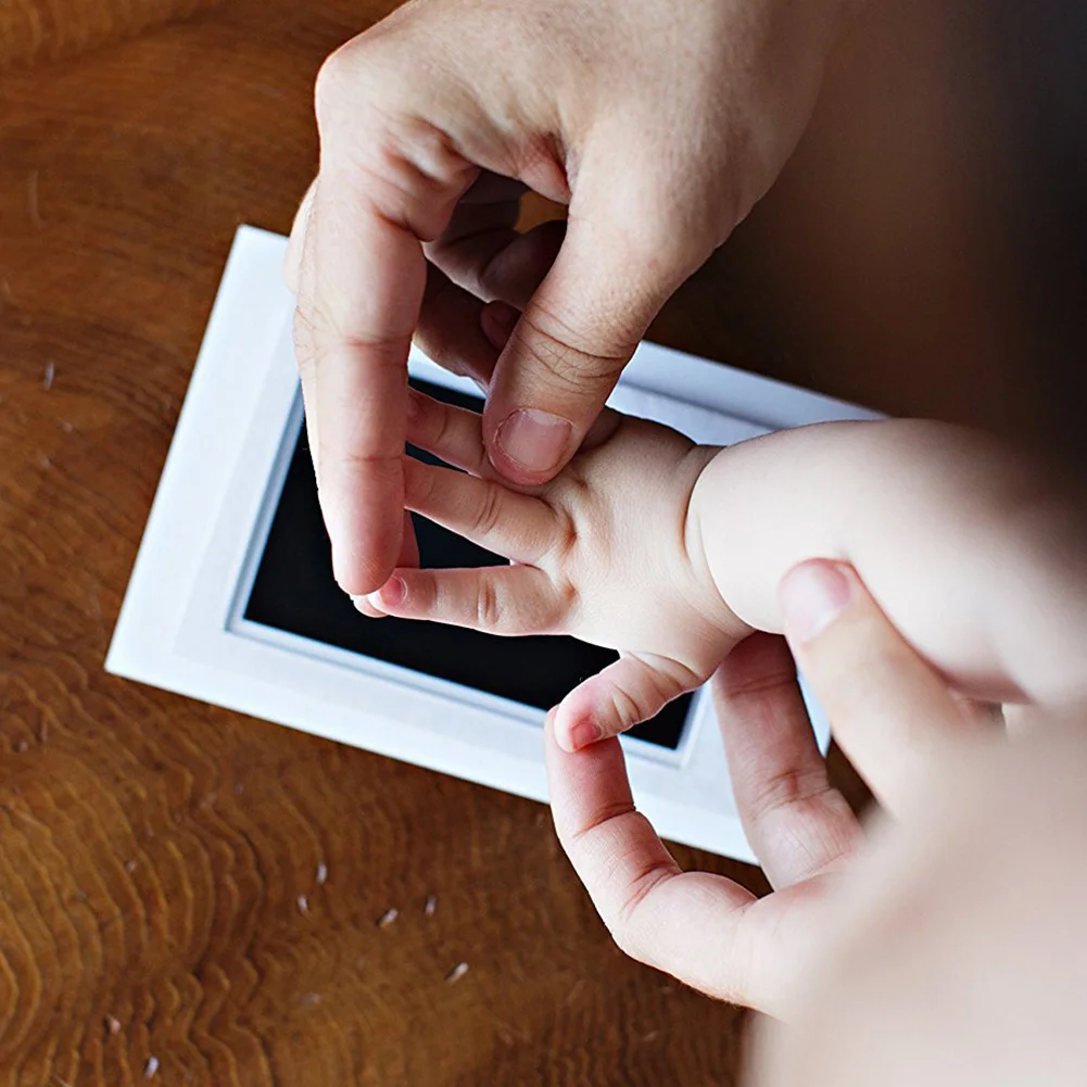 Ремесло с рамкой Handprint Up Ink Pad детский сувенир следа DIY штамп для росписи Подарки