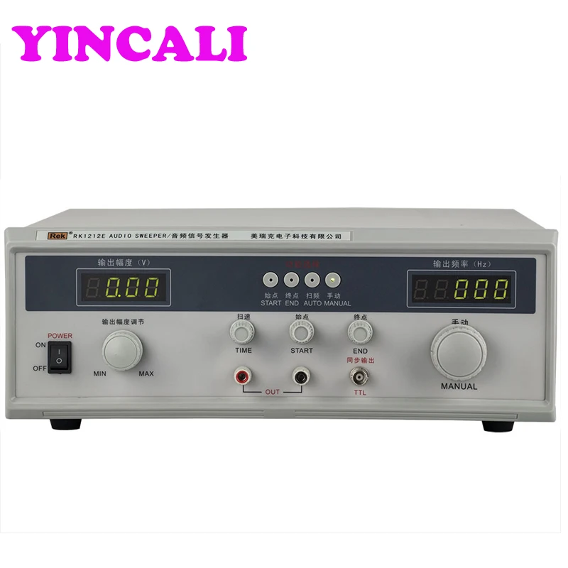 Audio Signal Generator RK1212E Digital Display Frequency Sweep Meter