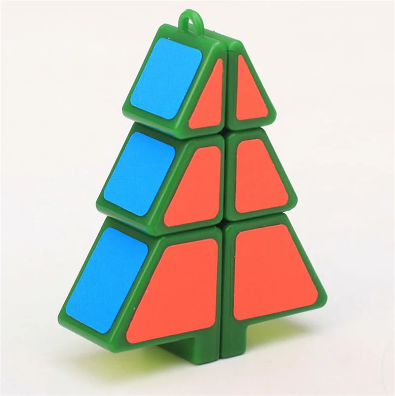 Кубик рождественской елки 1x2x3 Магический кубик скоростная головоломка кубики детские развивающие игрушки