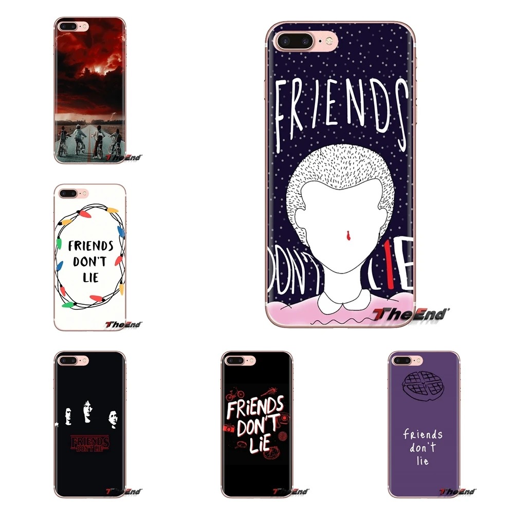 

For LG Spirit Motorola Moto X4 E4 E5 G5 G5S G6 Z Z2 Z3 G2 G3 C Play Plus Mini TPU Shell Cover stranger things friends do not lie