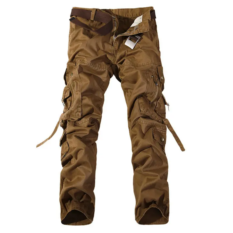  2020 New Army Military Camouflage Overalls Bags Pants Overalls Big Yards Men Camo Combat Work Trous