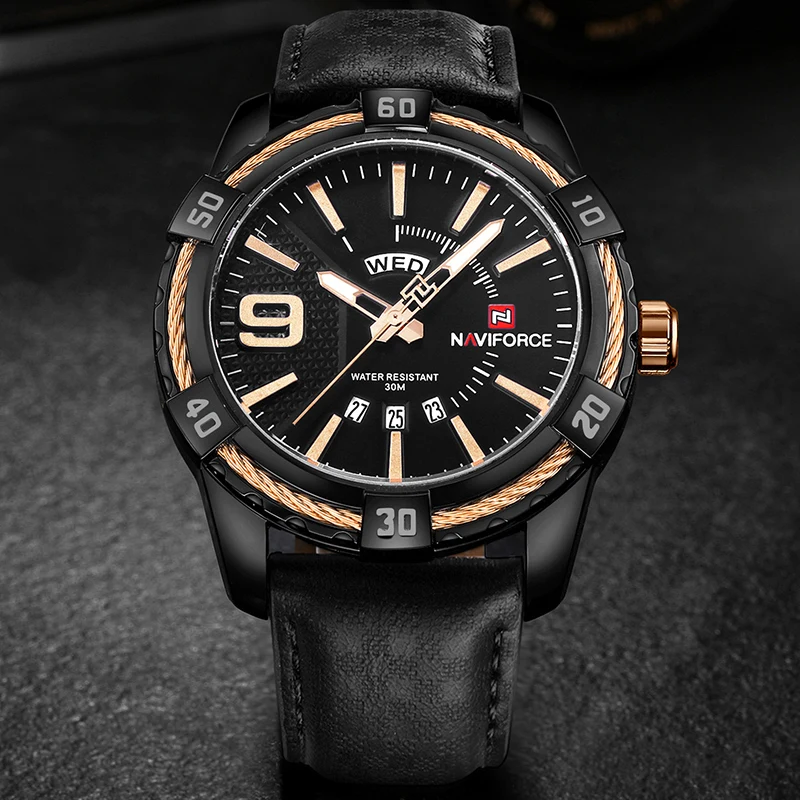 Top Brand NAVIFORCE Luxury Business Men Watch Waterproof Sports Military Quartz Wrist Watch Male Cl