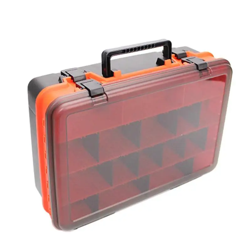 

Double-side Fishing Tackle Box Fish Lures Hooks Baits Compartments Storage Case Box Fishing Tackle Box for Pesca Fishing Accesso