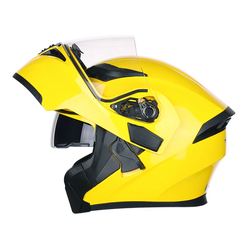 Мотоцикл Jiekai шлем флип-ап Краш шлем дышащий комфортный двойной объектив туринг мотоцикл полный шлем для мотоцикла