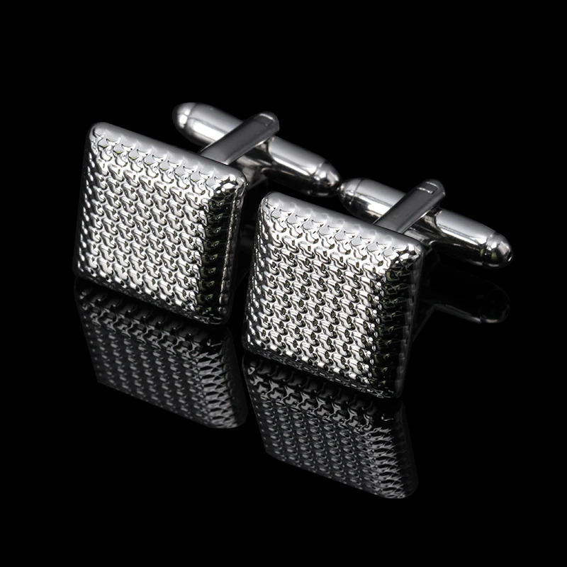 

NEW ARRIVAL Elegant Men Cufflinks Glossy Three-Dimensional Spots Pattern Exquisite Cuff Button 3 pair Cuff-link