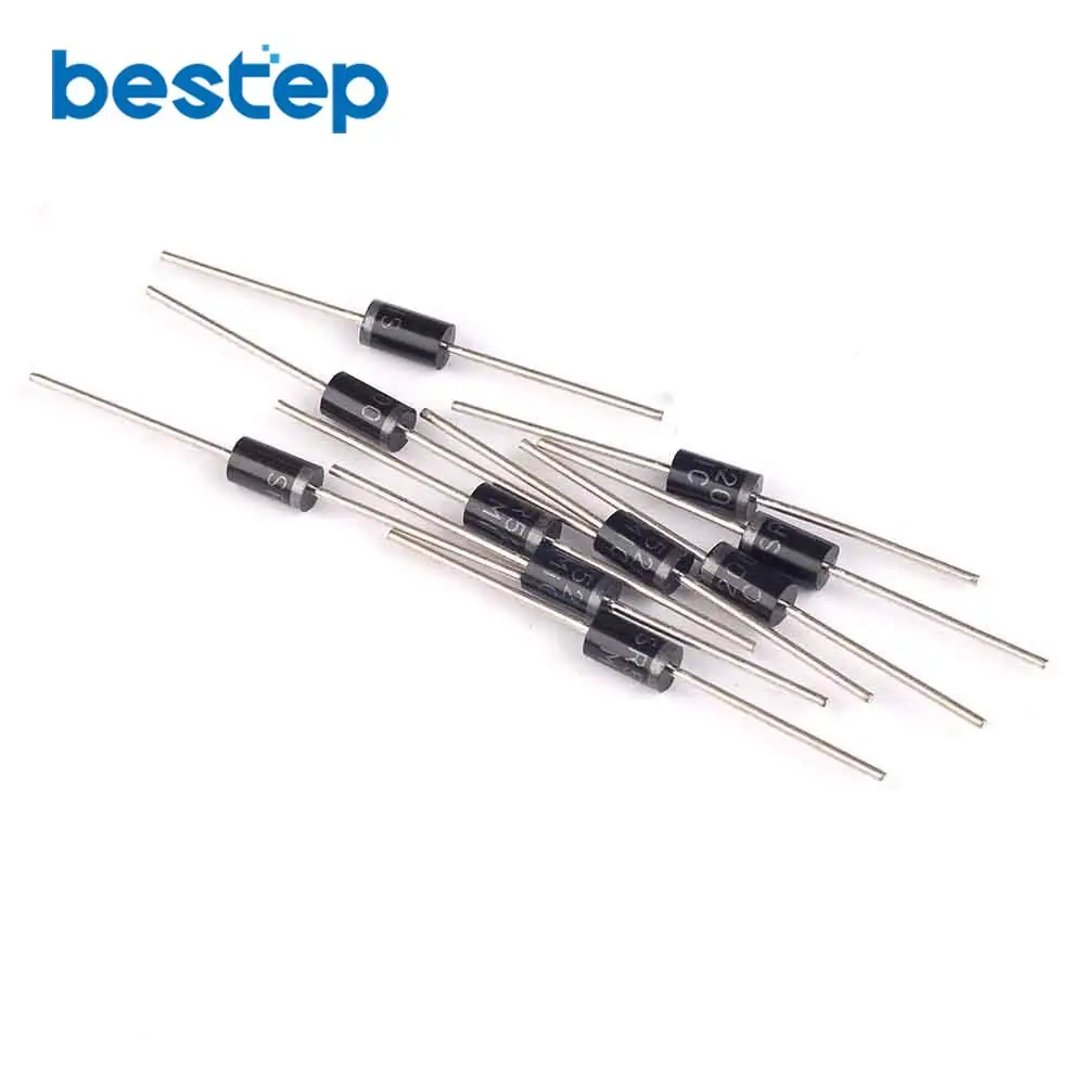 10 шт. выпрямительный диод Шоттки SR5200 5 А 200 в DO 201AD/DO 27|rectifier diode|rectifier diode bridgerectifier module
