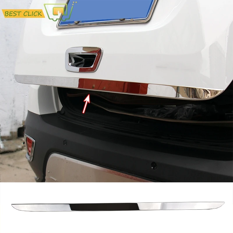 

For Opel Vauxhall Mokka Buick Encore 2013 2014 2015 2016 2017 Chrome Tail Gate Cover Trim Rear Trunk Door Molding Strip Styling