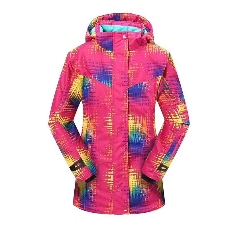 Detector snow jacket waterproof windproof thermal coat hiking camping cycling winter ski Women|jacket plaid|jacket piecesjacket satin |