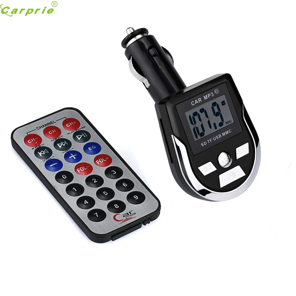 FM Transmitter Car MP3 MP4 Player Wireless LCD Modulator SD/ MMC Card w