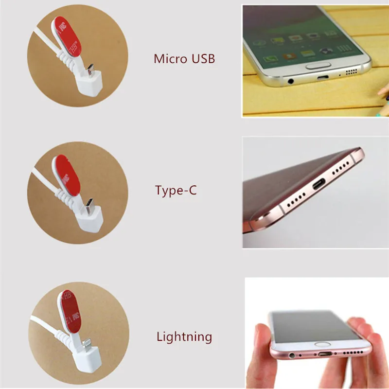 (20set) pure color acrylic base desktop display charge up secure alarm remote control anti theft holder for huawei retail store