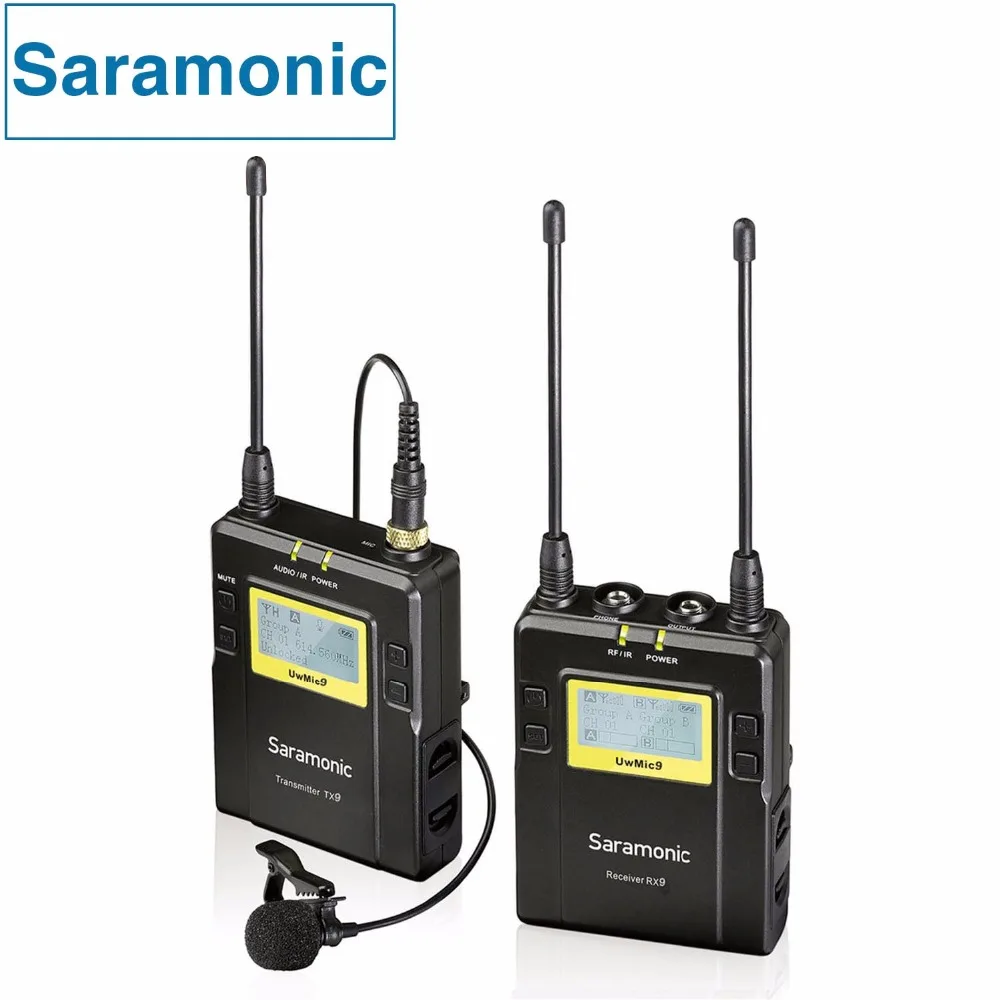 

Saramonic Professional Broadcast Interview UHF Wireless Lavalier Microphone System for Canon Nikon Sony DSLR Camera & Camcorder