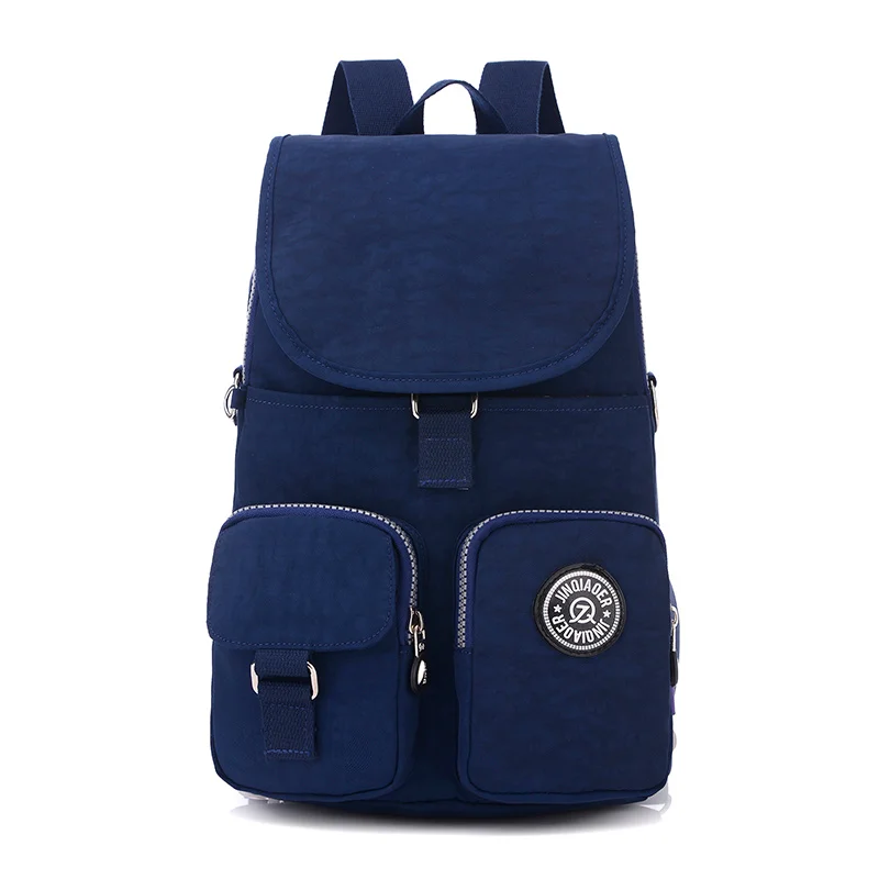 Mujeres Nylon mochilas para los adolescentes bolsa de la escuela hembra hombro ocio mochilas impermeable Nylon Mochila Escolar