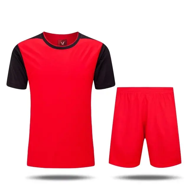 plain red football jersey