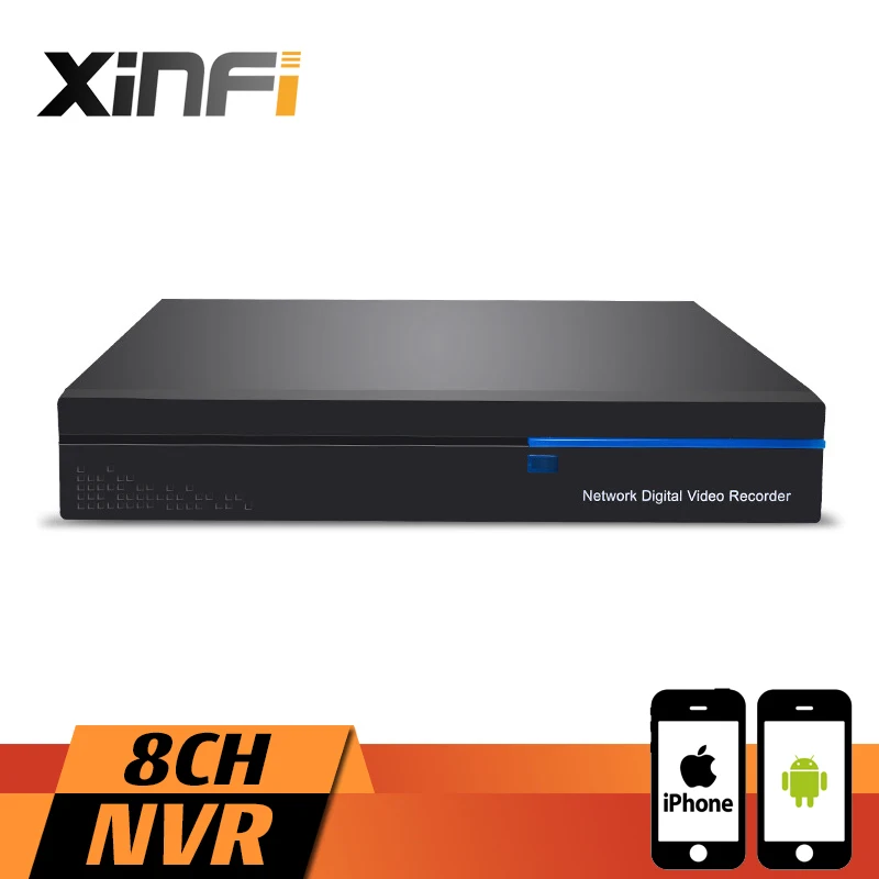 Xinfi 8ch 1080 P HDMI NVR 8 канала CCTV Регистраторы Камера Системы 1080 P Регистраторы Onvif 2.0 для IP сети Камера Системы