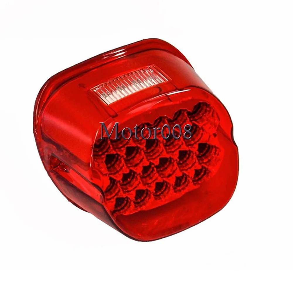 

LED Red Smoke Tail Brake Stop Light Motorcycle for harley Dyan Softail Sportster XL FLH FX FLSTF FLSTSB