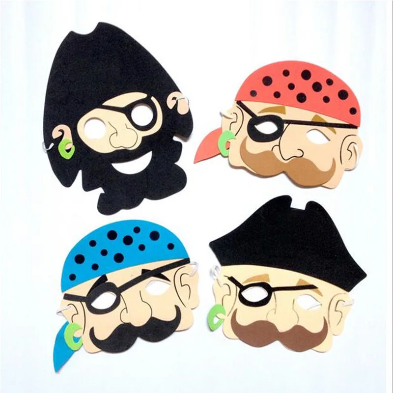 

EVA Pirate Mask Full Face Mask Kids Adults Toys Gift Cosplay Props Dance Party Supplies Halloween Birthday