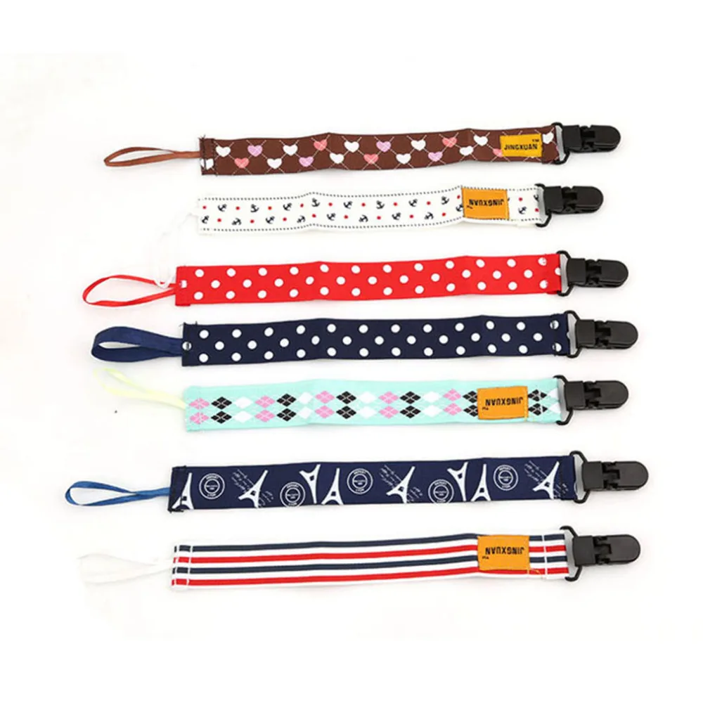 

Nipple Teeth Drop-resistant Buckle Strap Stroller New Fixed Button Length Baby Pacifier Clip Plastic Dummy Holder Soother Chain