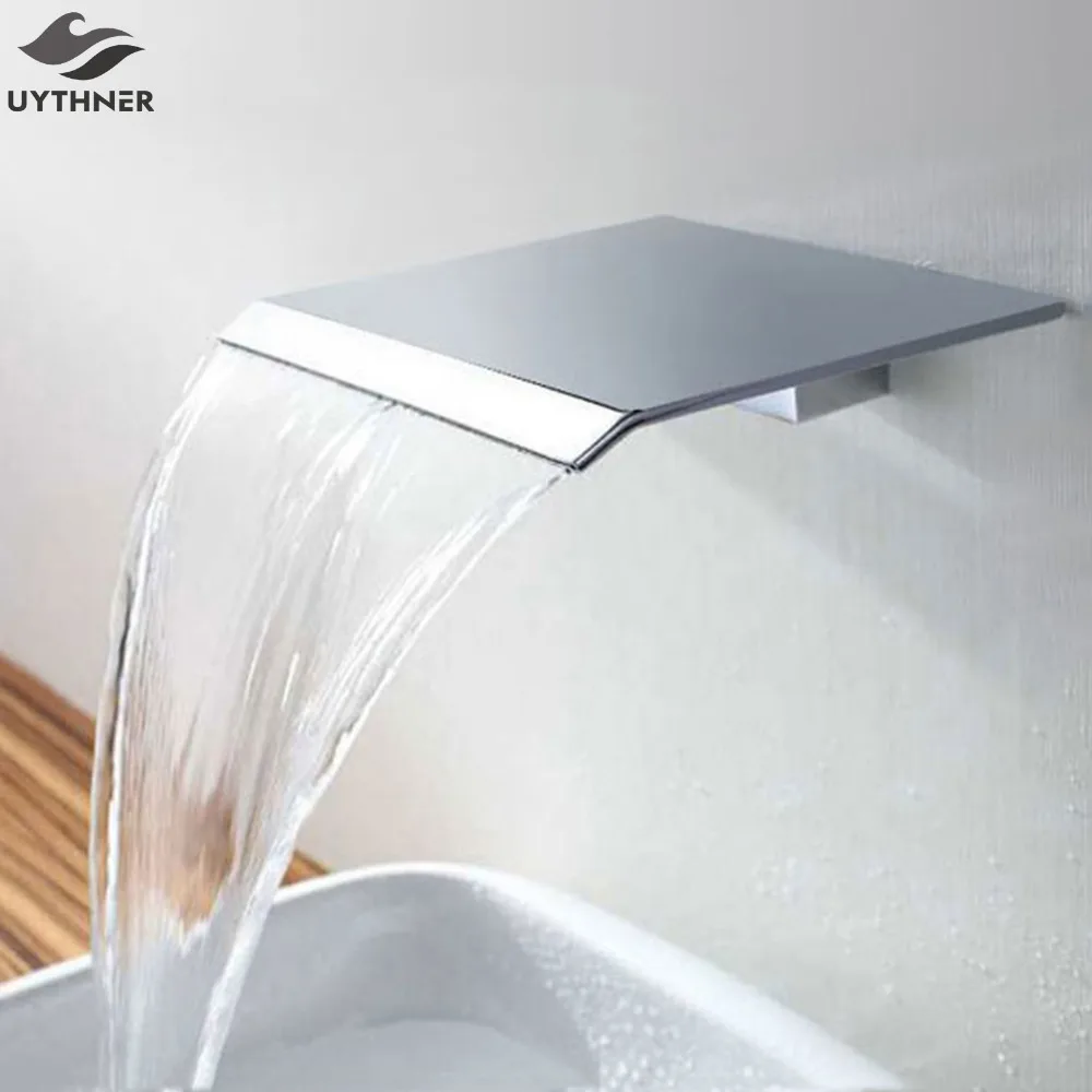 Uythner Polished Chrome Brass Bathroom Replacement Waterfall Shower