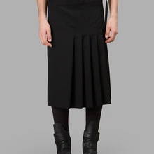 27-44 мужская одежда GD волосы стилист Мода Капри рябить юбка-брюки плюс размер певица костюмы