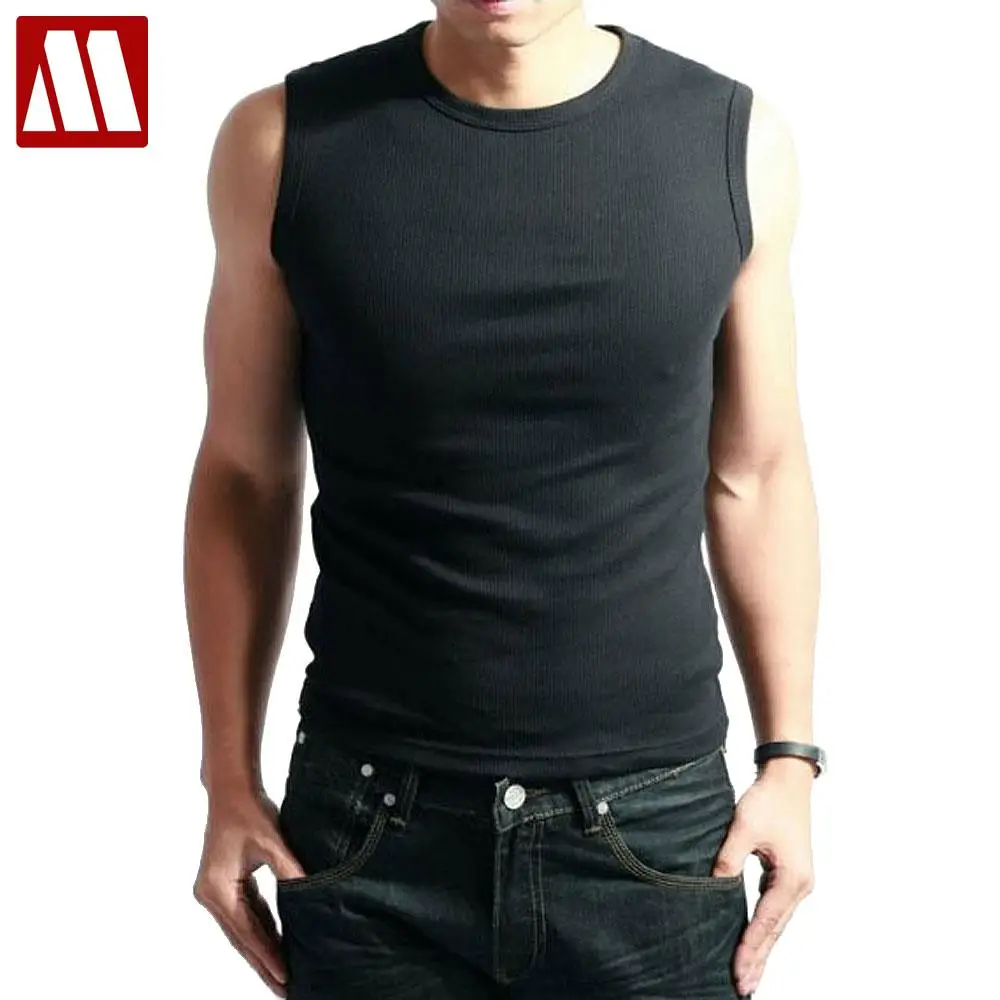 2018 Summer Men's fashion tide O neck sleeveless vest Male