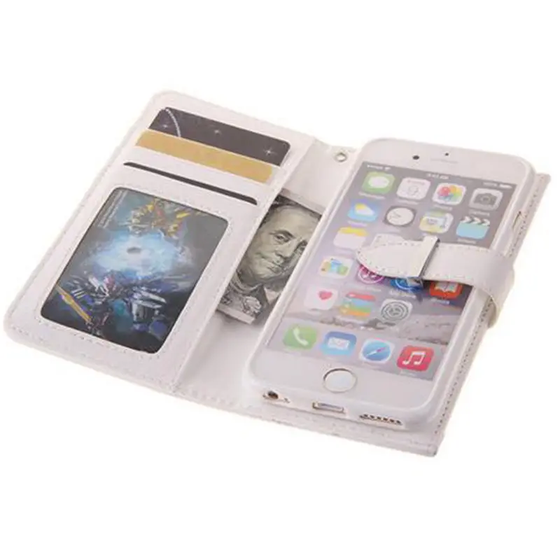 XINGDUO кожаный магнитный Съемный бумажник флип чехол для iPhone 7 7 PLUS 6 6 S 6plus 6splus Note 7