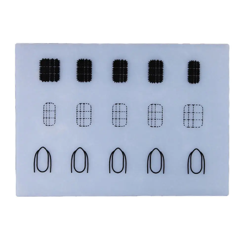 1 шт. силиконовый коврик для ногтей дисплей передачи ИНСТРУМЕНТЫ моющаяся штамповочная пластина для маникюра ногтей