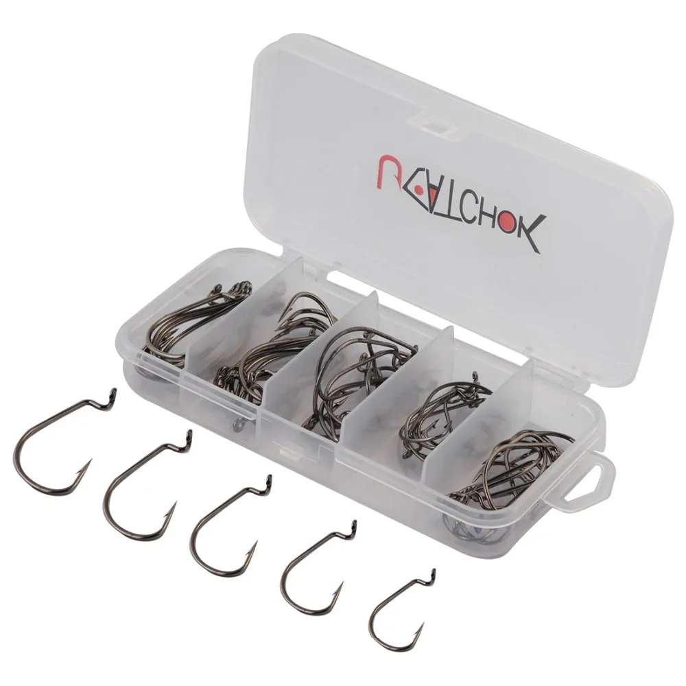 

50pcs/combo crank hook lure fishing texas rig hook essential suit fishing accessories combo set fishing tackle
