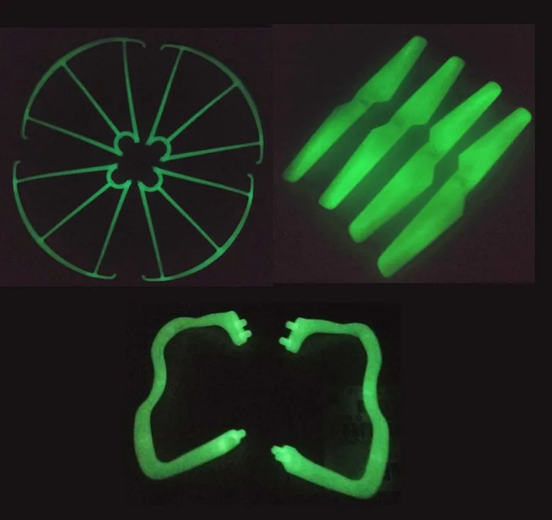 Luminous Quadcopter Kits Set Include Blades Landing Gear Propellers Protection For Syma X5c X5 Rc font