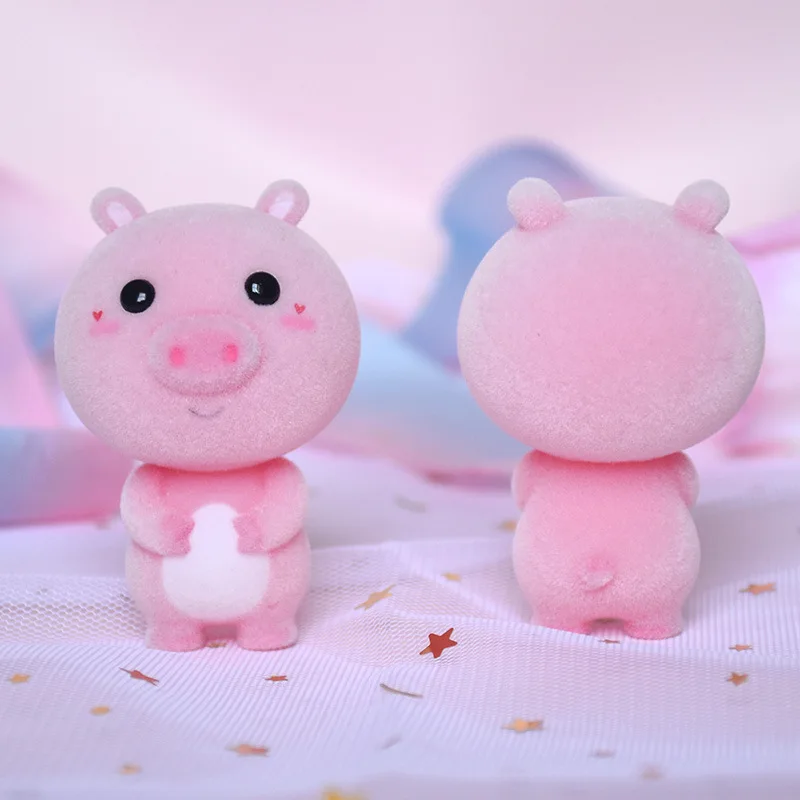 Кукла поросенок каваи из ПВХ Детская мини игрушка с животными подарок на