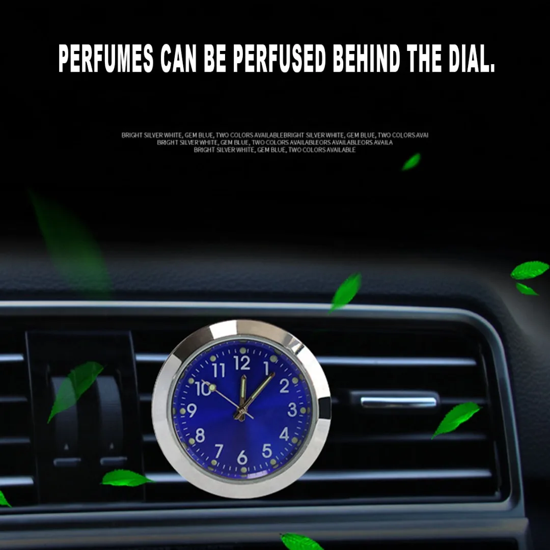 Shellhard Car Clock Luminous Mini Automobiles Internal Stick-On Digital Watch Quartz Clocks Automotive Styling Accessories Gifts