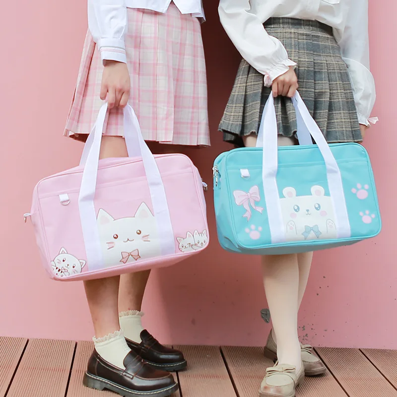 Japanese Puella Magi Madoka Magica Handbag Cute Women Bowknot Shoulder Bag