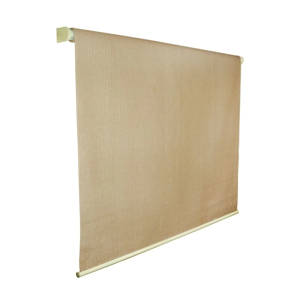 Coolaroo Exterior Cordless Roller Shade 8ft x 6ft Almond