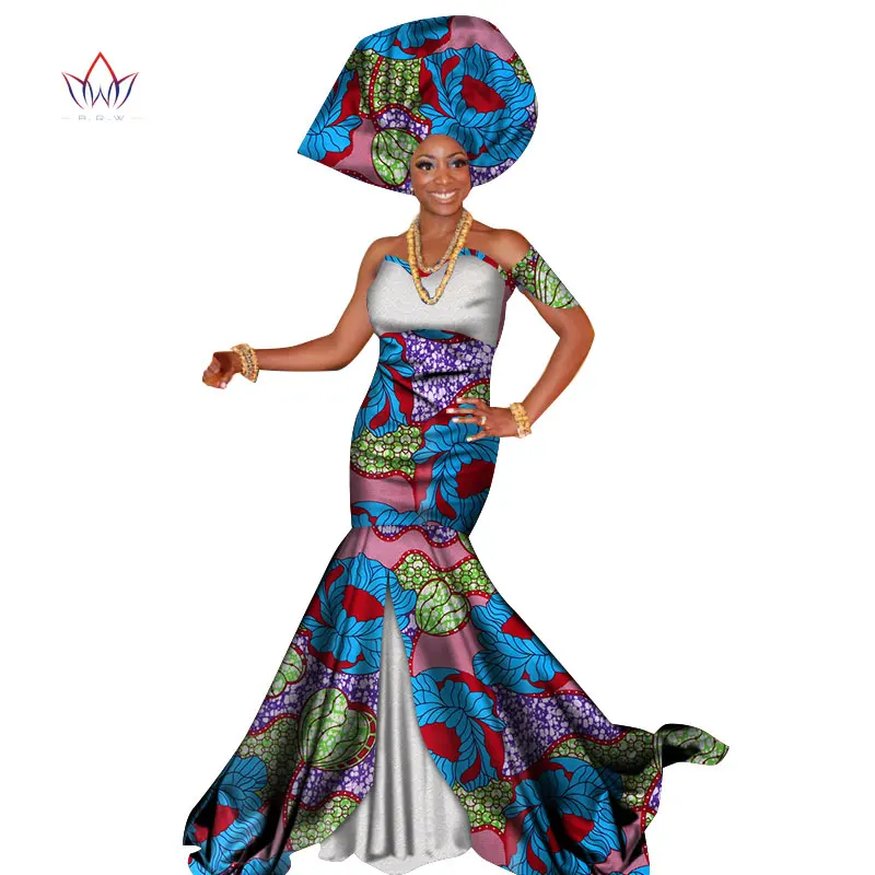 2018 летнее Африканское платье для женщин плюс размер Дашики африканские длинные платья для женщин в африканском стиле Одежда с принтом 4xl