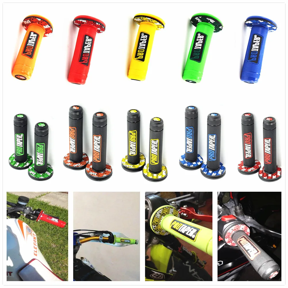 Handle Grip Motorcycle Dirt Pit Bike Rubber Grips for BMW K1200S K1300 S/R/GT S1000RR HONDA CBR125R CRF250R | Автомобили и