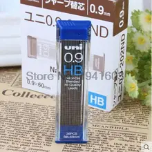 5 трубок/лот(36 шт./туба) Uni 202ND 0,9 мм HB механические стержни для карандаша, рисования, специальные провода для школы и офиса, канцелярские принадлежности