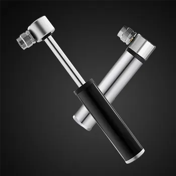 

Aluminum Alloy Portable Mini Bicycle Pump 120 PSI High Pressure Cycling Hand Air Pump Ball Tire Inflator MTB Mountain Road Bike
