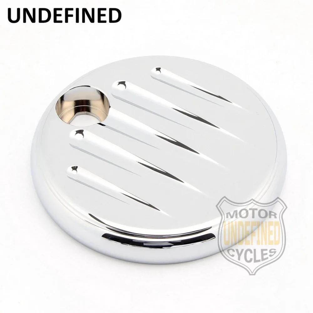 Buy Motorcycle Chrome Cut Fuel Gas Door Cover For