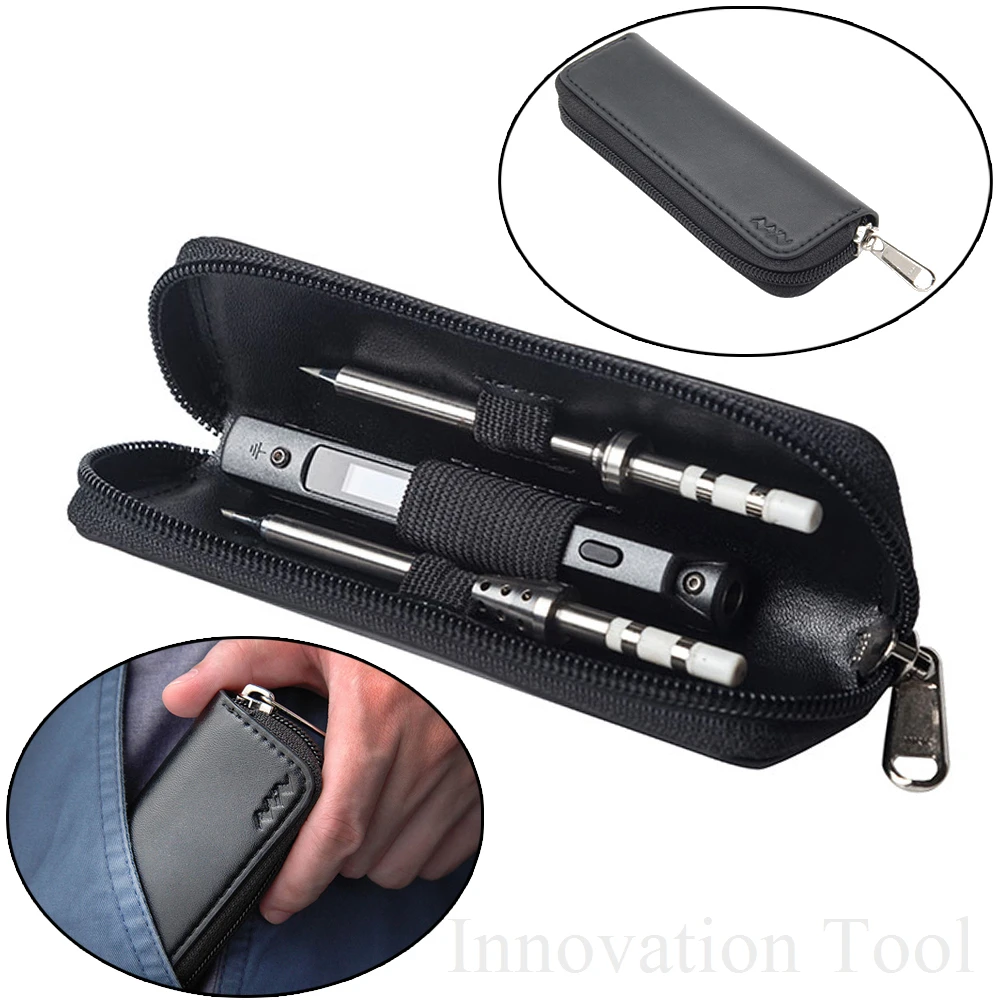 Original TS100 Soldering Iron Portable Carry Case PU Leather Small