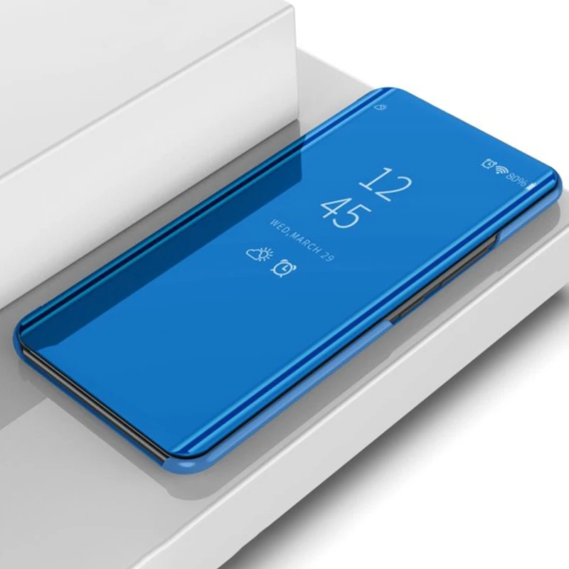 

For Samsung Galaxy A40 Case Luxury Flip Stand View Mirror Phone Case For Samsung Galaxy A40 A 40 A405 A405F 2019 Back Cover Capa