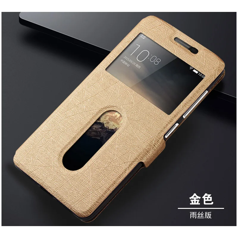 For Lenovo Vibe P1 Pro C72 Case Flip Cover Open Window PU Leather Phone Coque P 1 PRO Shell | Мобильные телефоны и
