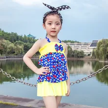 Цельнокроеное платье для девочек, купальник для девочек, Раздельный купальный комплект одежда для малышей пляжный купальник Костюмы дети девушка ванный комплект пляжная одежда uimapuvut