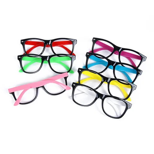 colorful nerd glasses