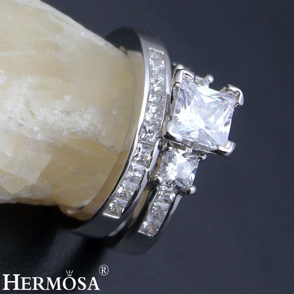Best Shopping Rings Online Promo Offer Wedding Rings Shiny Zircon